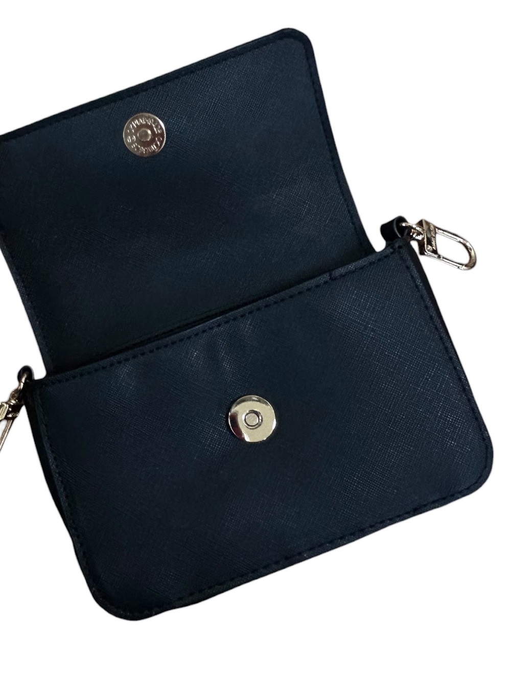 Anne Klein 4-Piece Interchangeable Crossbody Bag Set Black Purse Wallet Pouch - Picture 14 of 15